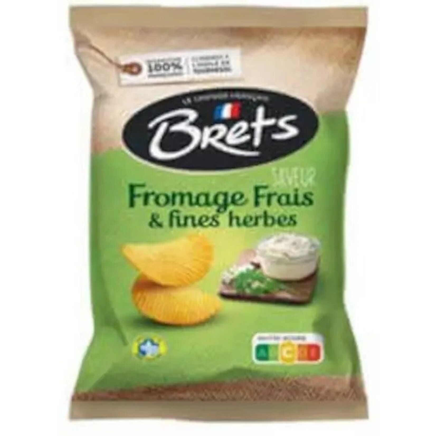 French Feast Brets Potato chips  fromage frais et fines herbes