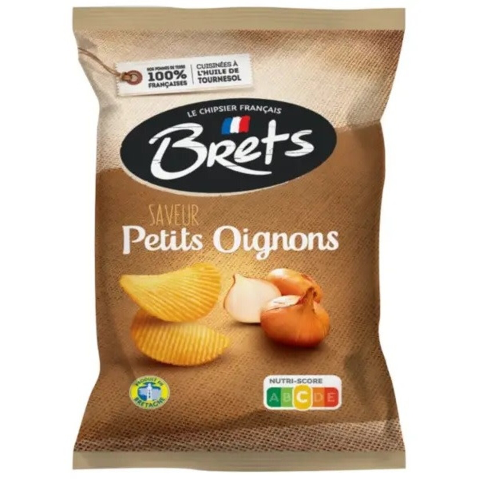 French Feast Brets Potato chips  petit onions (w/ cheese)