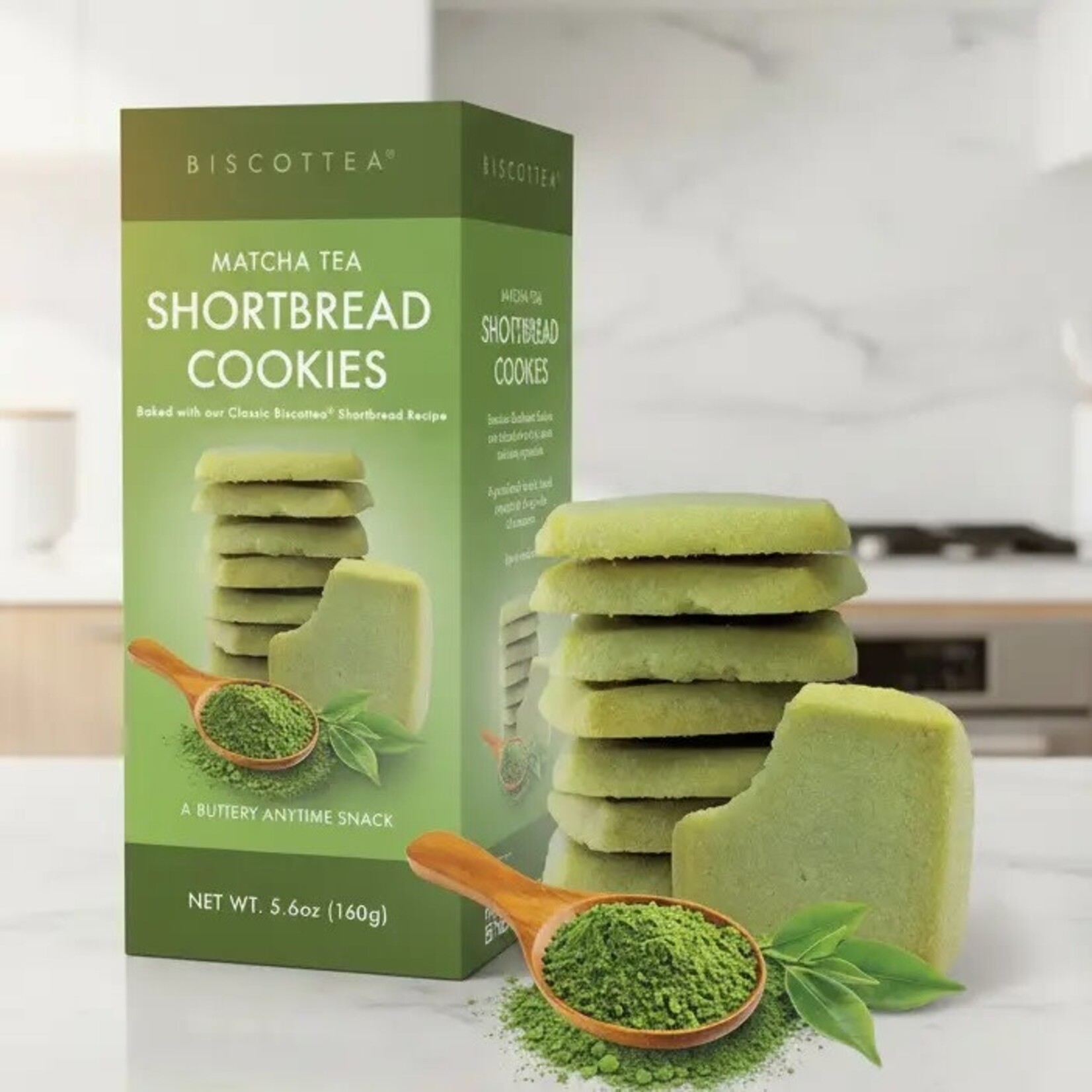 Biscottea Baking Co Biscottea Matcha Shortbread | Biscotea