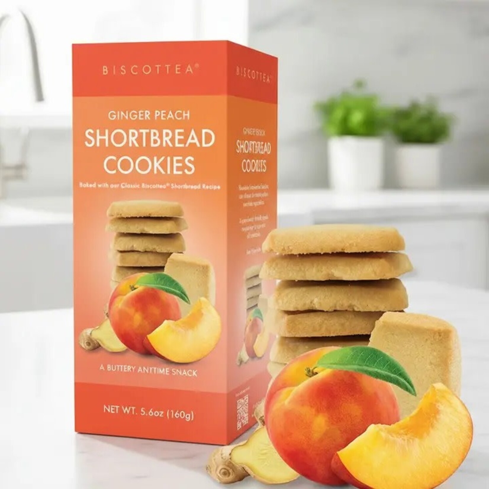 Biscottea Baking Co Biscottea Ginger Peach Shortbread | Biscotea