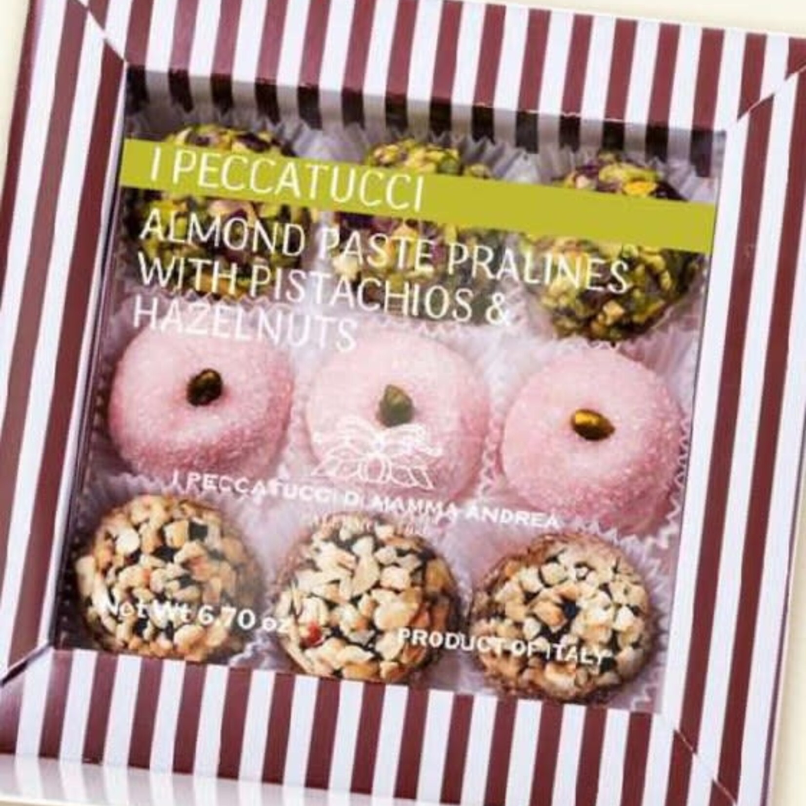 Great Ciao Almond Paste Pralines with Pistachios & Hazelnuts
