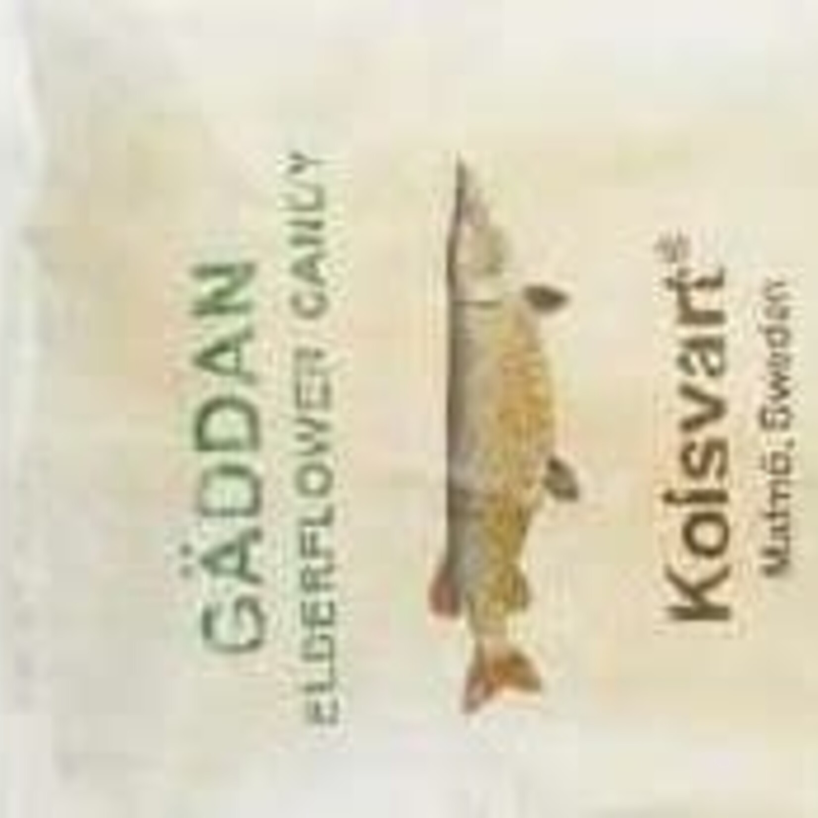 Great Ciao KOLSVART Gaddan Elderflower candy fish, 4.2 oz