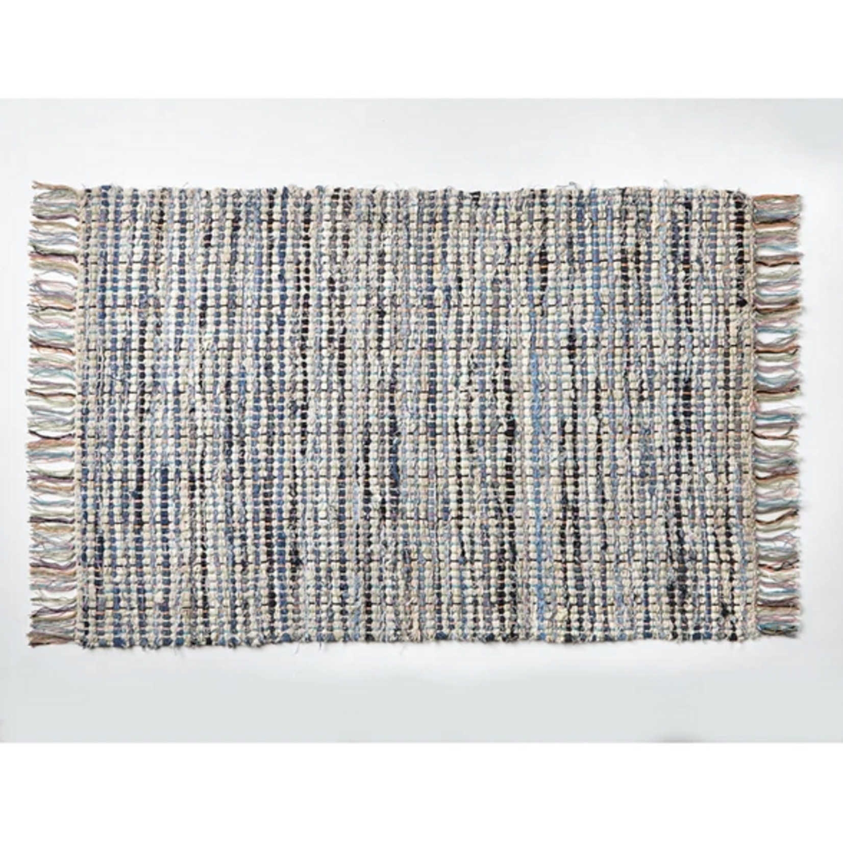 Tag Plaid Chindi Rug