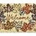 Tag Falling Leaves Welcome Coir Mat