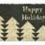 Tag Snow Trees Coir Mat