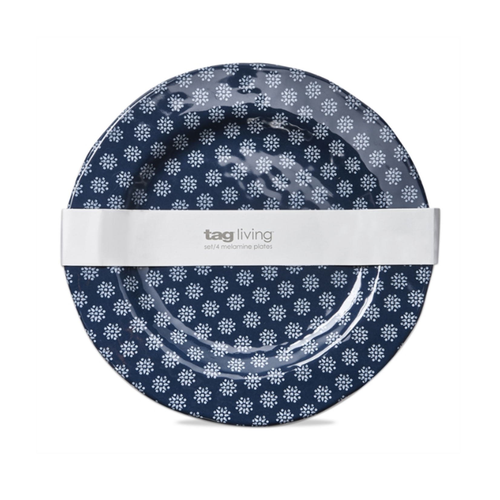 Tag Melamine Dinner Plate S/4 - Haisley | Tag