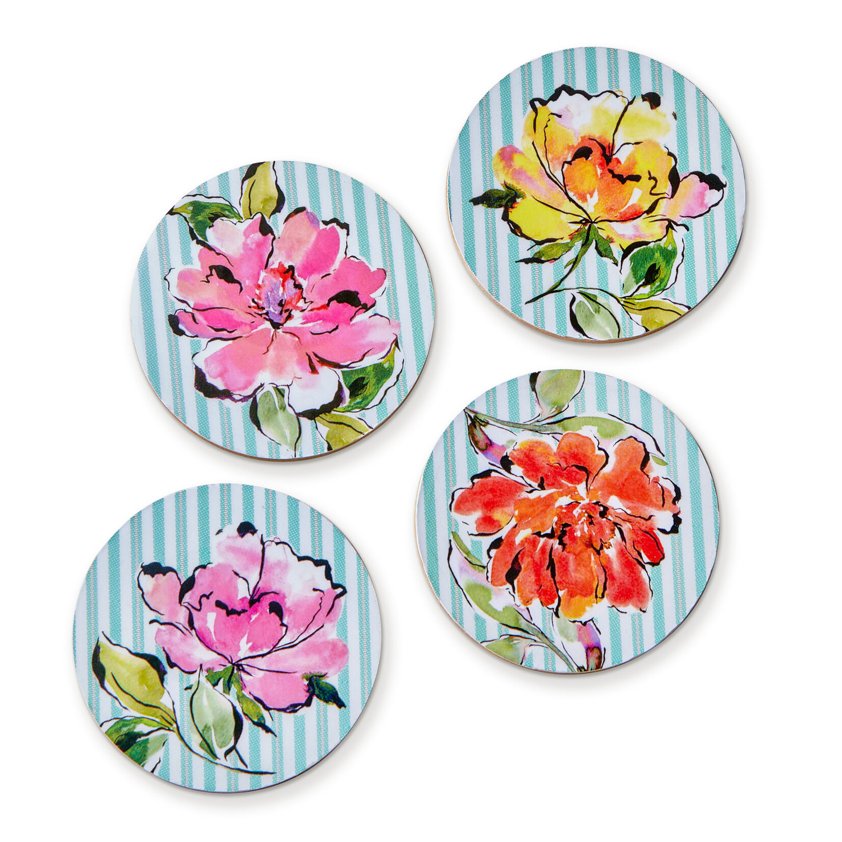 Tag In Bloom Coaster S/4 | Tag