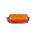 Le Creuset Heritage Butter Dish - Flame - 8.3" x 4.1" x 3" | Le Creuset