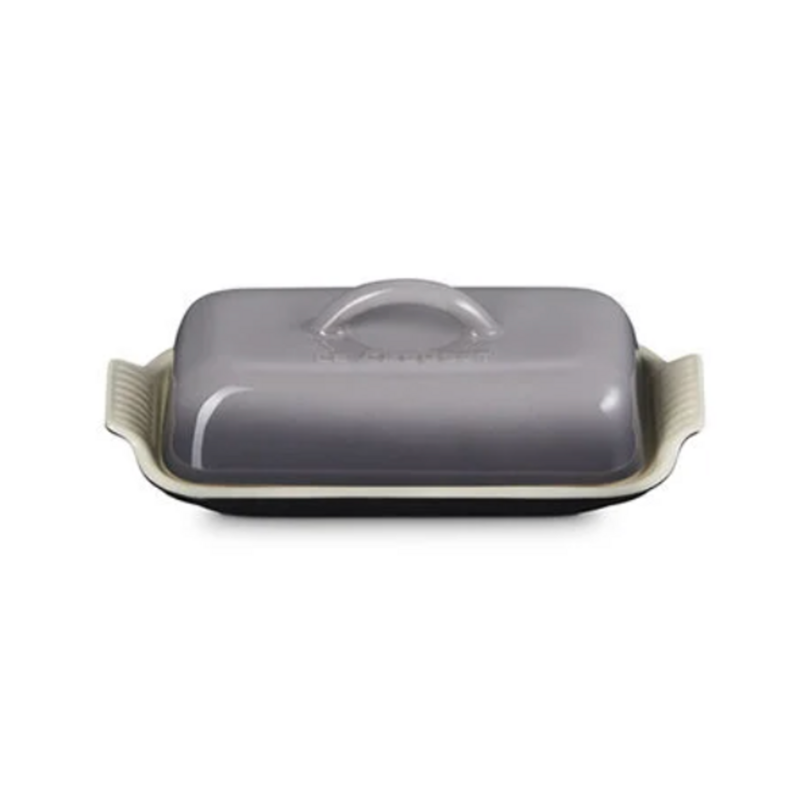 Le Creuset Heritage Butter Dish - Oyster - 8.3" x 4.1" x 3" | Le Creuset