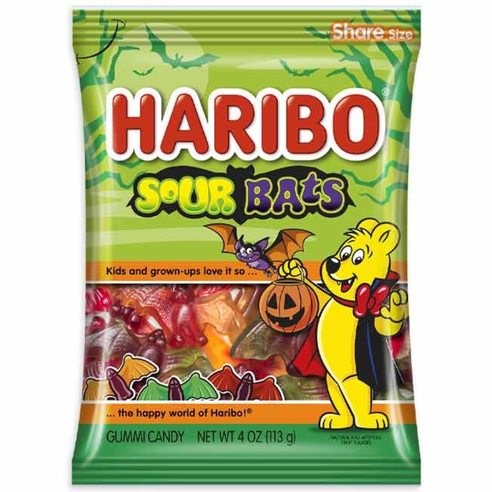 HARIBO PEG BAG - SOUR VAMPIRE BATS IN DRC