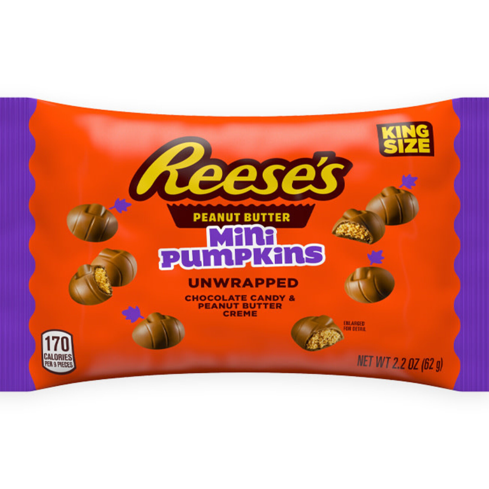 REESES MINI PUMPKINS POUCH KING SIZE