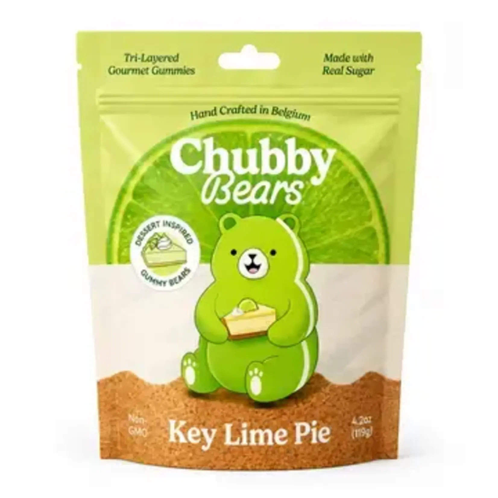 Sweetish- Swedish Candy Wholesale Chubby Bears: Key Lime Pie 4.2oz