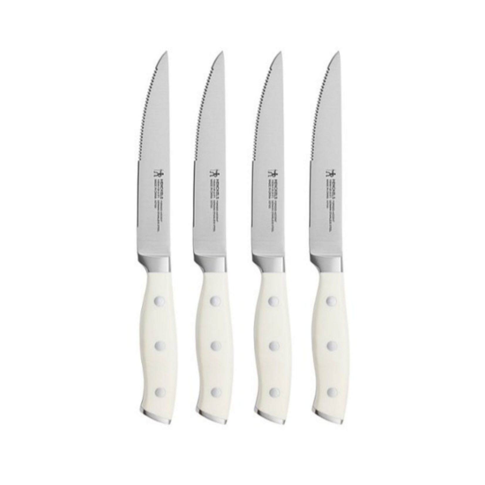 McKenzie Keeney & Nick Lanigan Registry PROMO Steak Knife Set/4 White | Zwilling | McKenzie Keeney & Nick Lanigan Registry