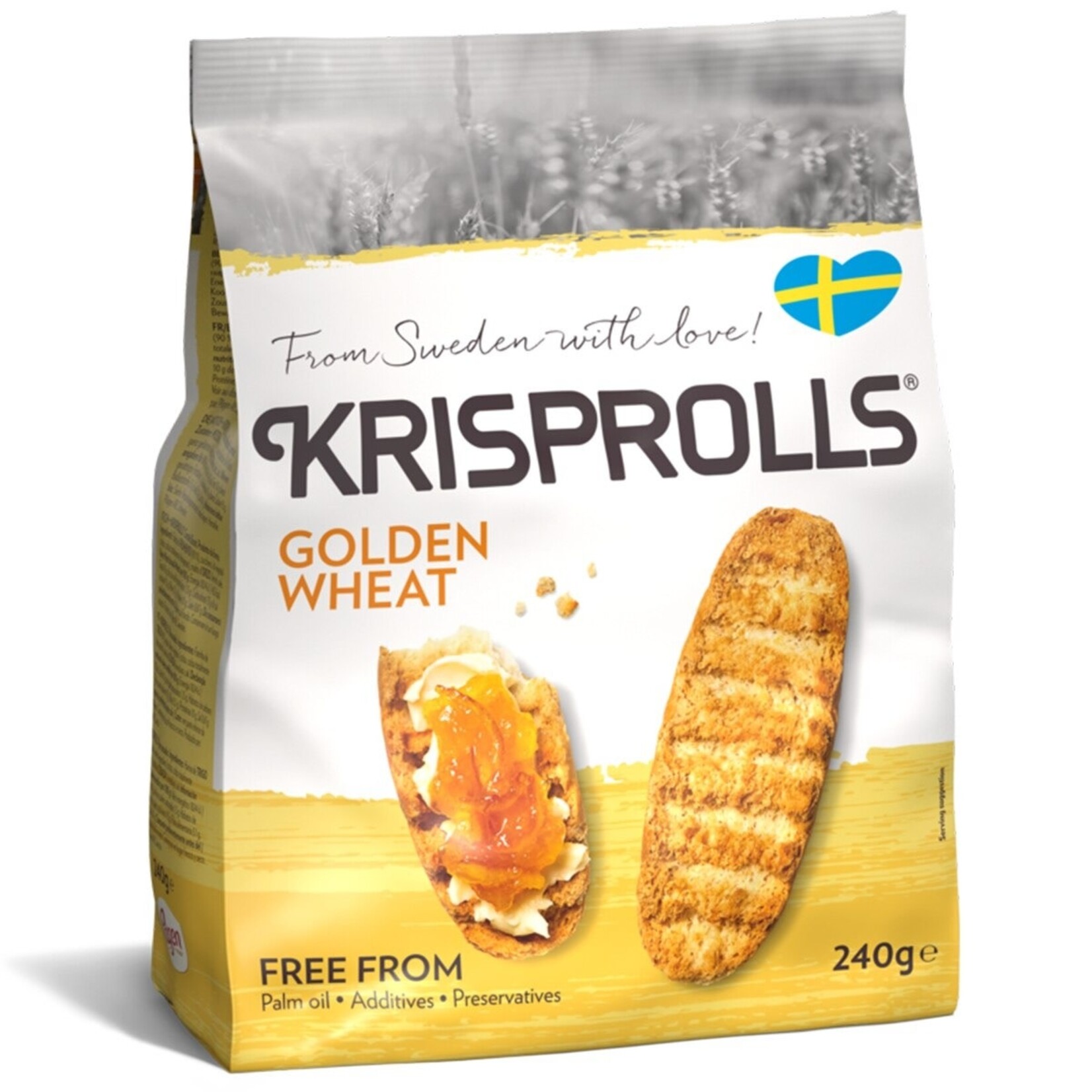 Krisprolls Golden Wheat Swedish Toasts