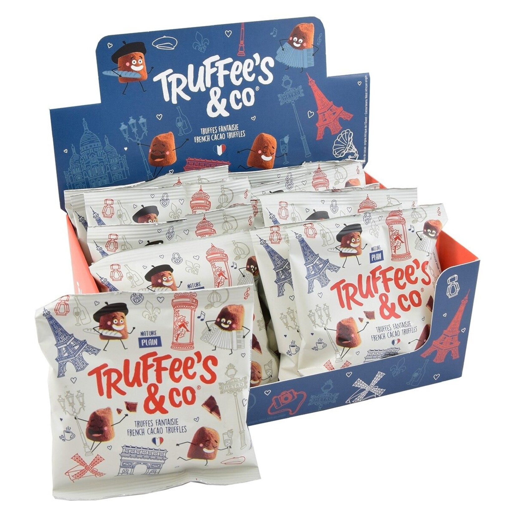 Truffee's & Co Cocoa Powdered Original Frenchy Truffee's & Co Display