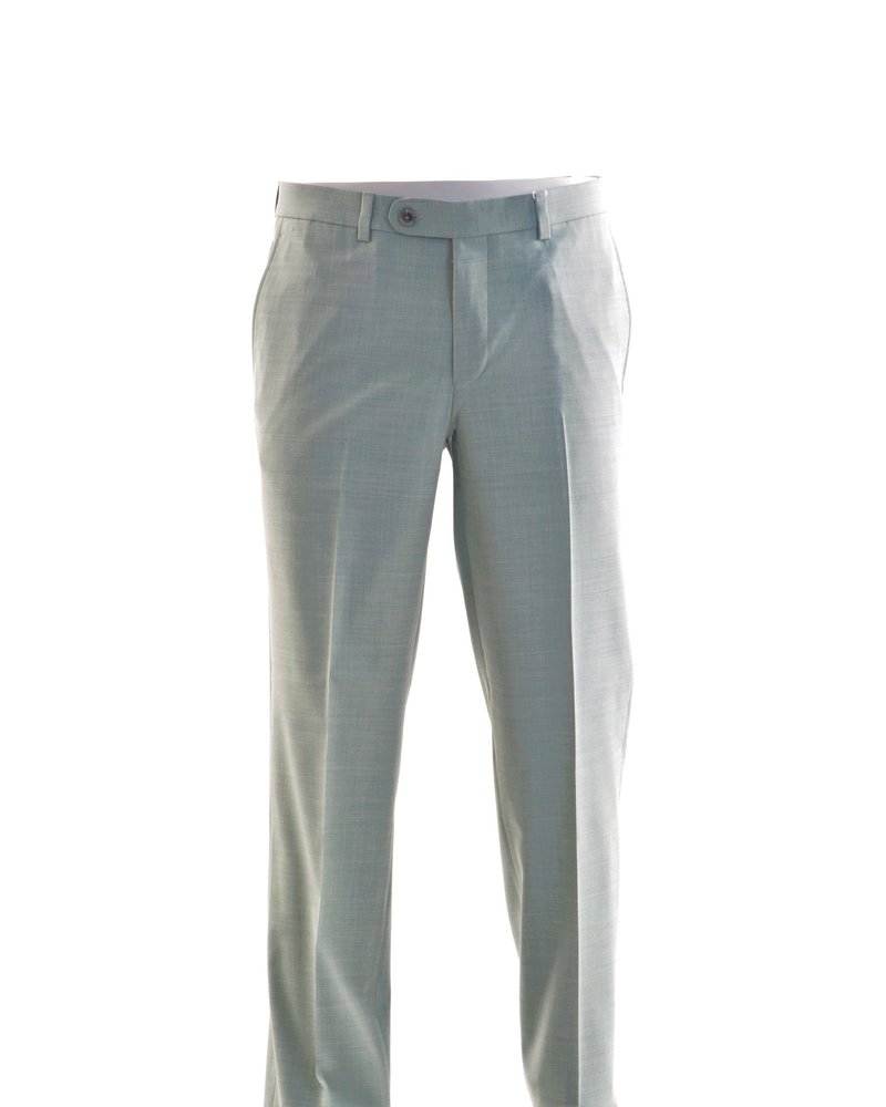 RIVIERA Modern Fit  Turquoise Washable Dress Pants