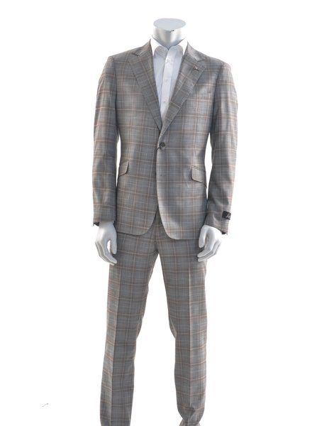 SUITOR Slim Fit Grey Rust Suit