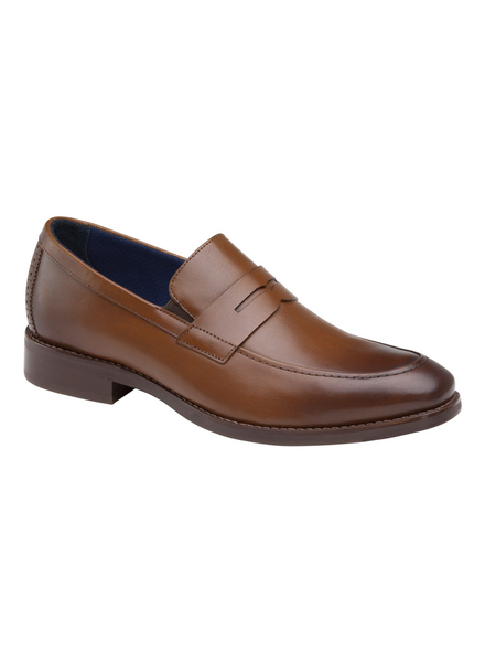JOHNSTON & MURPHY Austin Brown Penny Loafer Shoes