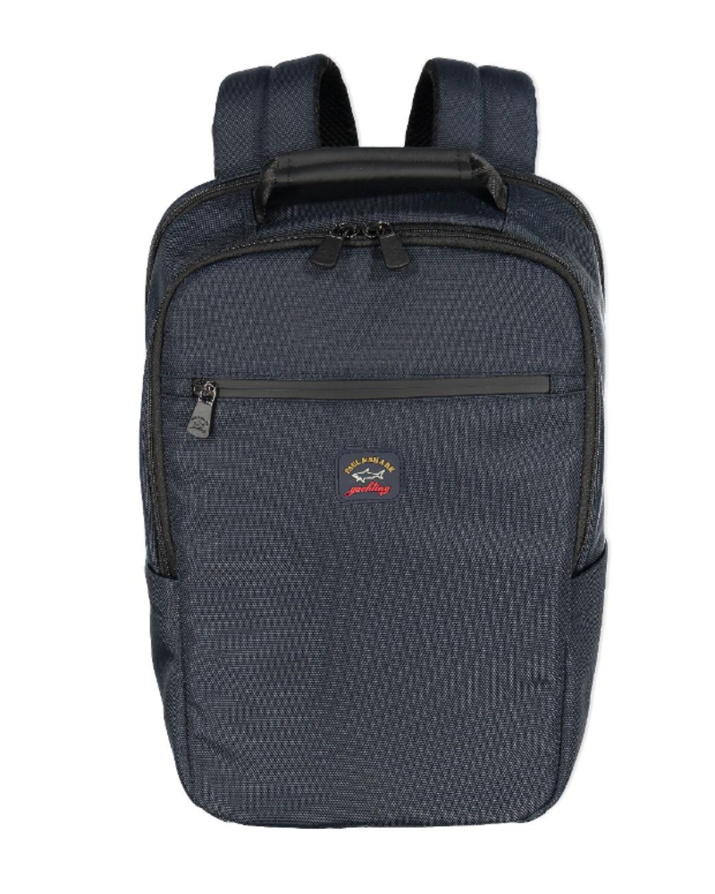 navy nylon backpack