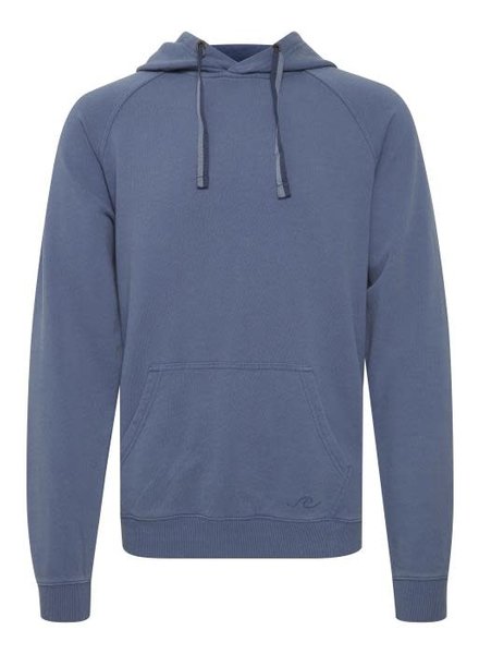 BLEND Blue Cotton Sweatshirt with Pouch