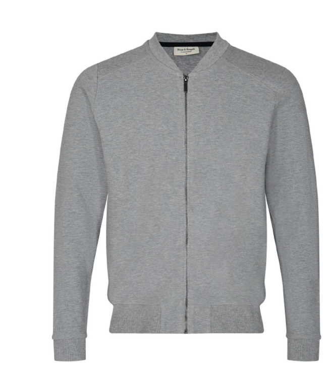 Grey Full Zip Sweatshirt