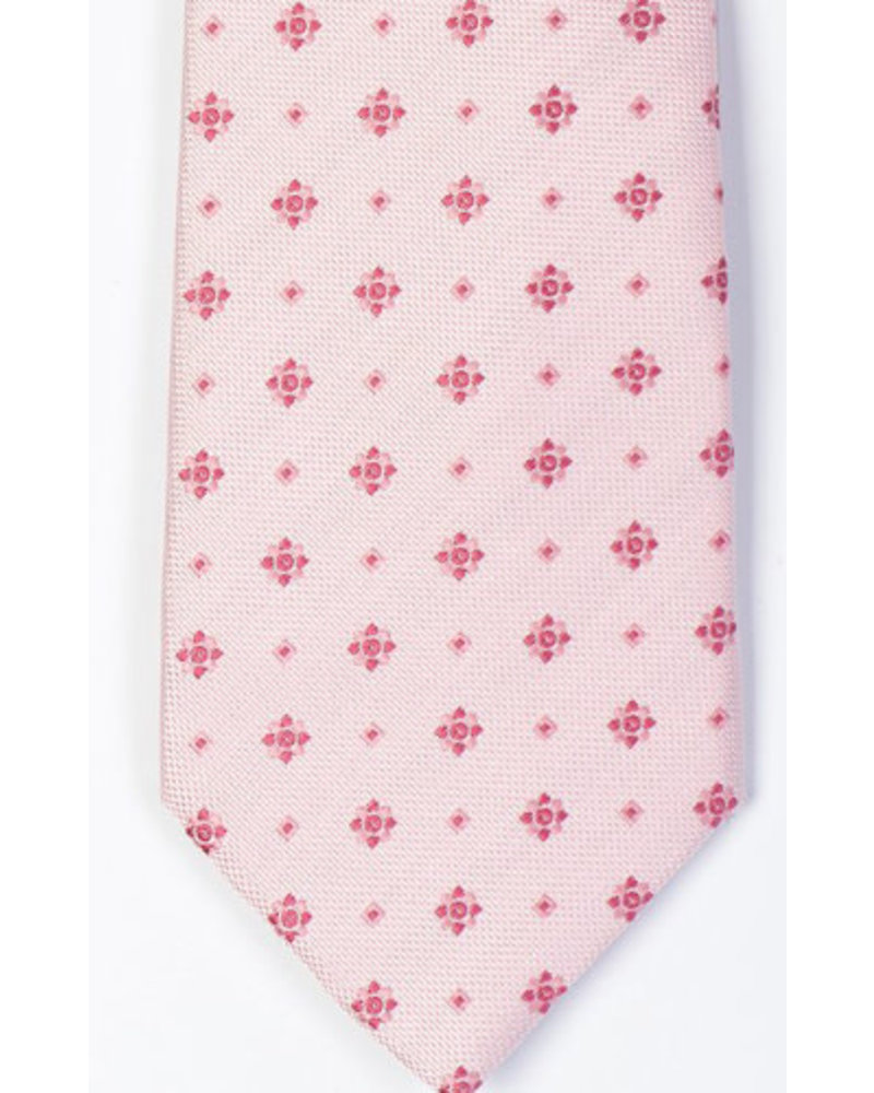 MONTEBELLO Light Pink Silk Tie