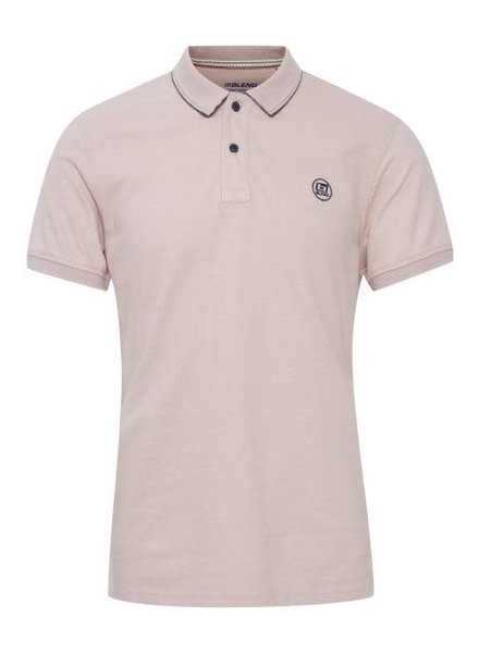 BLEND Knitted Solid Organic Cotton Polo