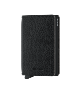 SECRID Vegetable Tanned Black Slimwallet