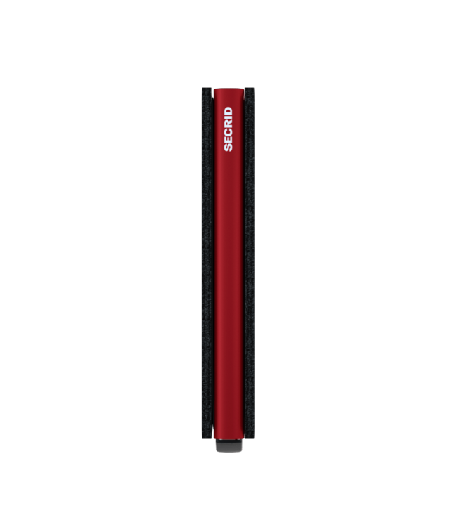 Matte Black & Red Slimwallet