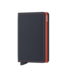SECRID Matte Night Blue & Orange Slimwallet