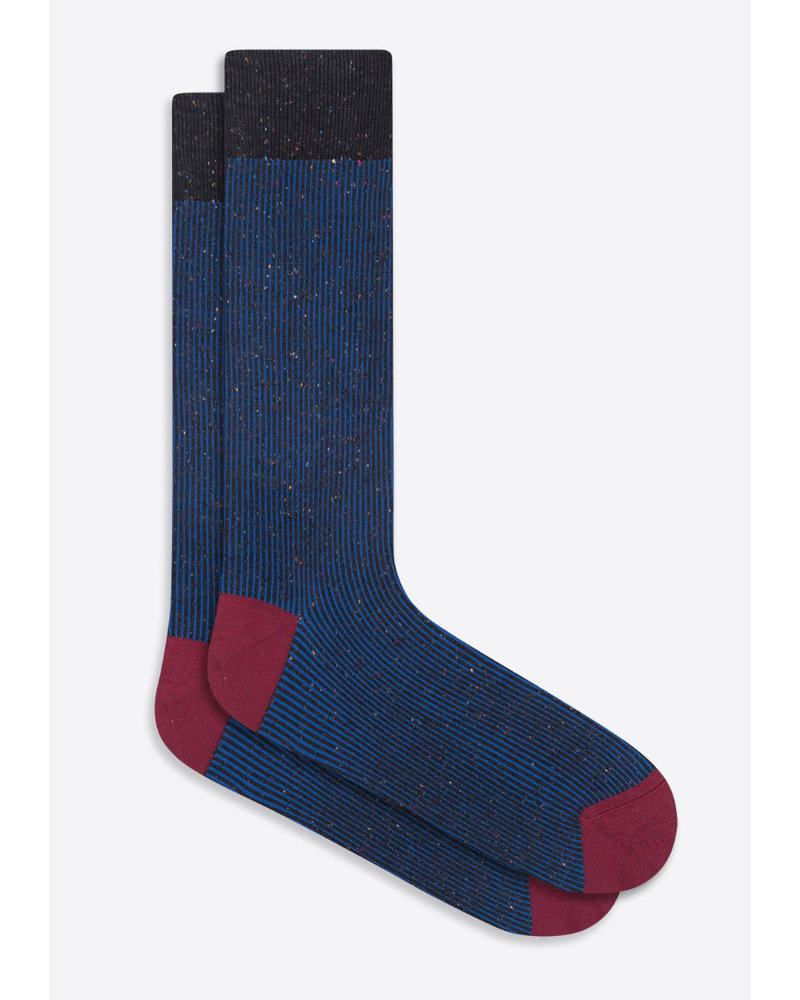 BUGATCHI Royal Tight Stripe Socks