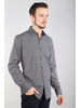 7 DOWNIE Modern Fit Grey Black Shirt