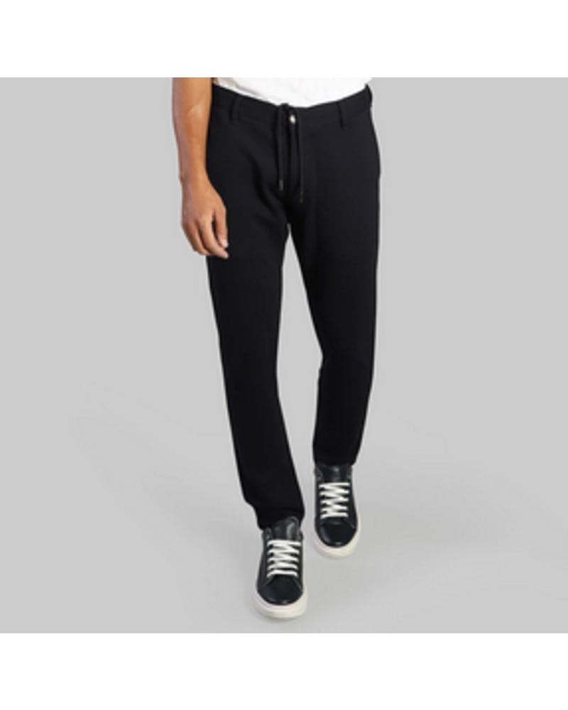 7 DOWNIE Modern Fit Navy Jersey Pant