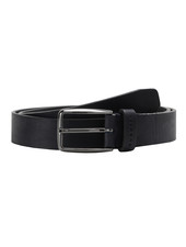 BUGATTI Leather Black Casual Belt