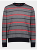 PAUL & SHARK Grey Striped Sweater