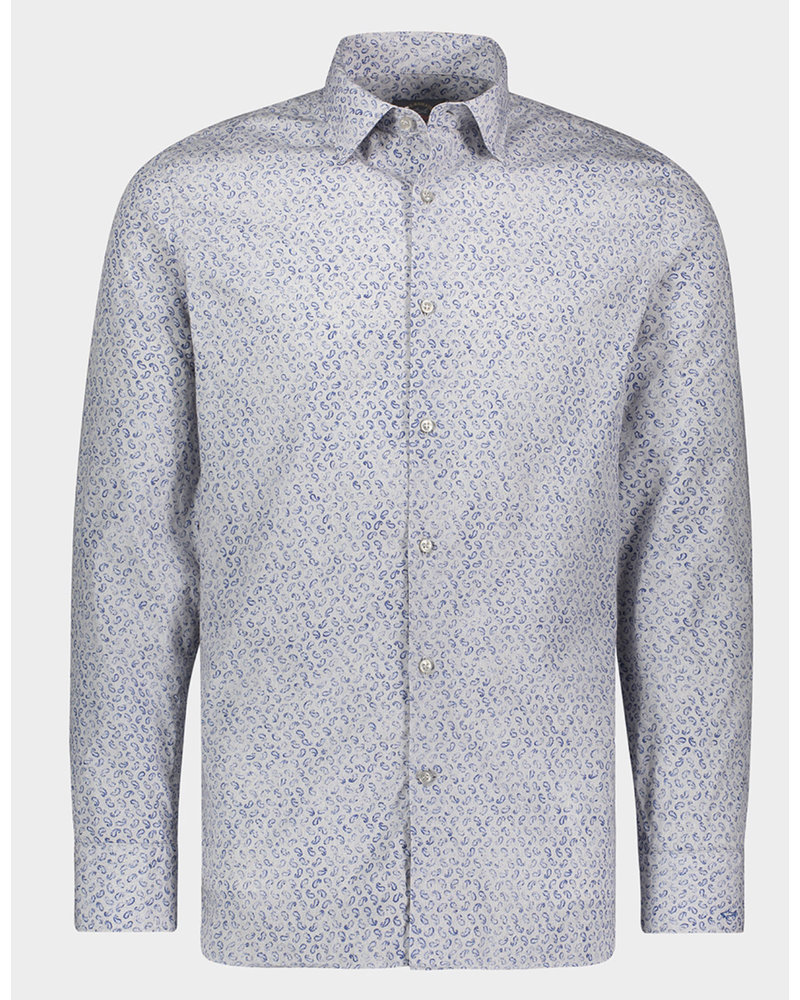 PAUL & SHARK Modern Fit Grey Paisley Shirt
