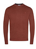 BRUUN & STENGADE Solid Wool Blend Crew Neck Sweater