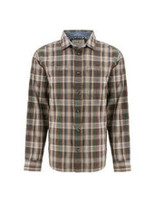OLD RANCH Classic Fit Brown Plaid Shirt