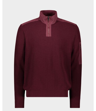 PAUL & SHARK Burgundy 1/4 Zip Sweater