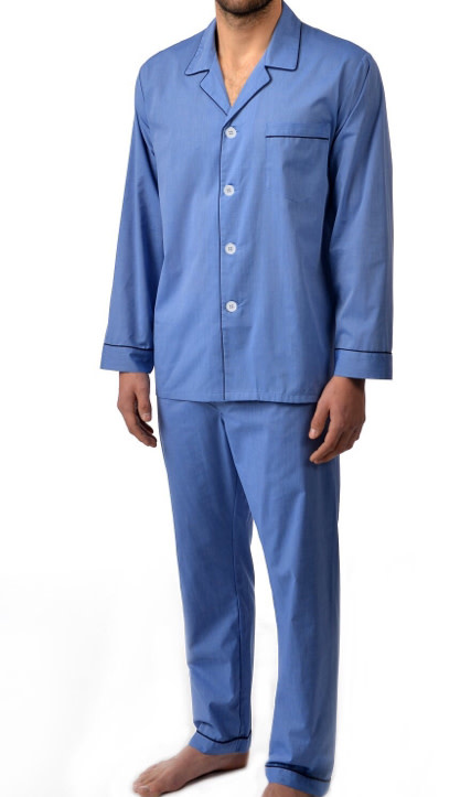 Mid Blue Pajama - Benjamin's Menswear