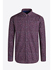 BUGATCHI UOMO Modern Fit Bordeaux Abstract Shirt