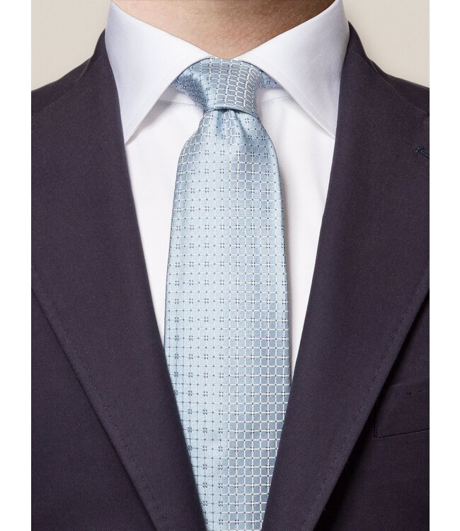 Blue Block Tie