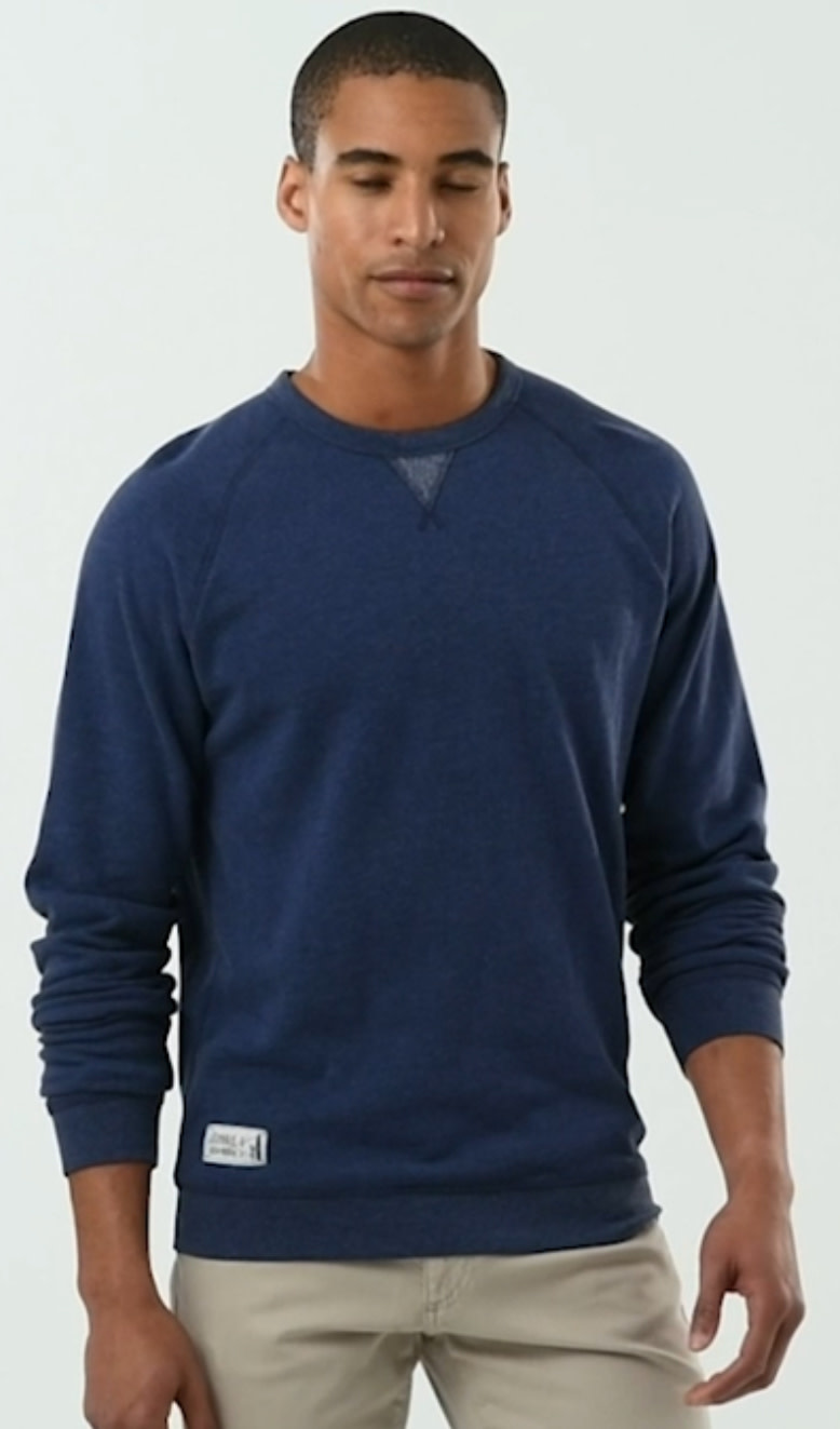 Navy Pamlico Sweatshirt - Benjamin's Menswear