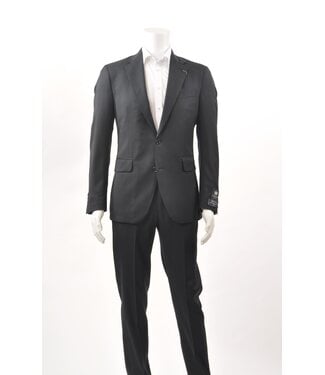 COPPLEY Slim Fit Black Tonal Block Suit