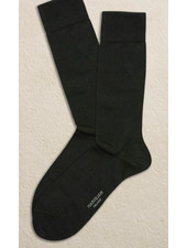 MARCOLIANI Pima Cotton Solid Black Socks