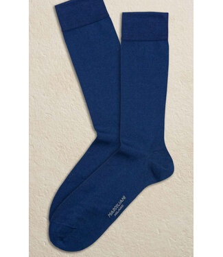 MARCOLIANI Pima Cotton Solid Cobalt Blue Socks