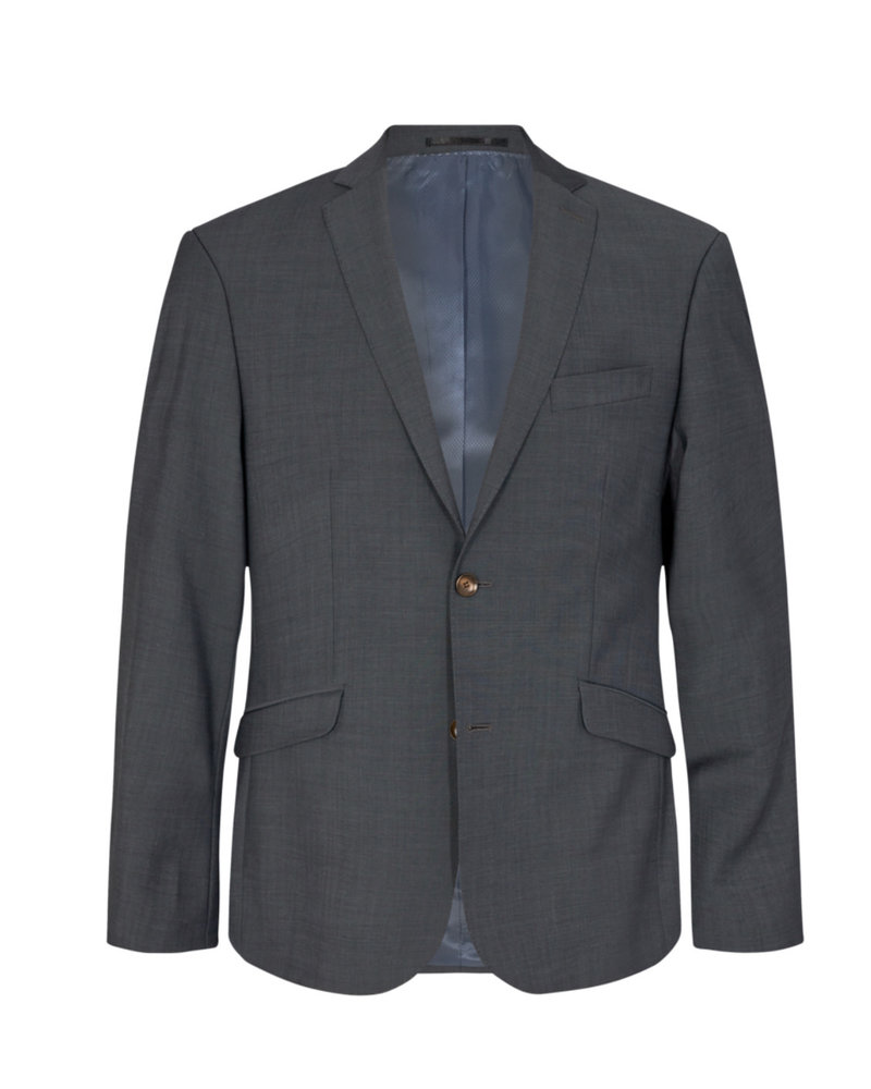 SUNWILL Slim Fit Steel Grey Suit