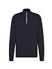 BUGATTI Navy Cotton 1/4 Zip  Sweater