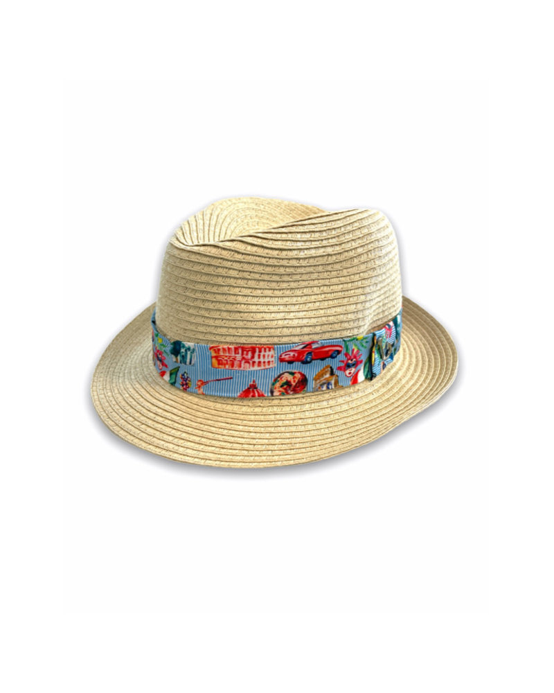 Tan Straw Hat - Benjamin's Menswear