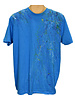 MARCELLO Teal Hand Painted T-Shirt